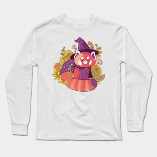 Wizard red panda Long Sleeve T-Shirt